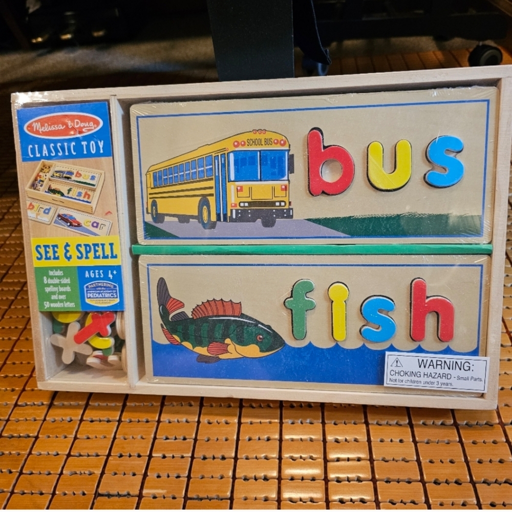 Melissa & Doug See & Spell, NWT